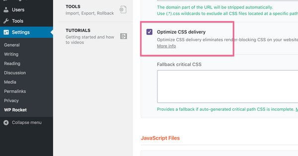 optimize css delivery