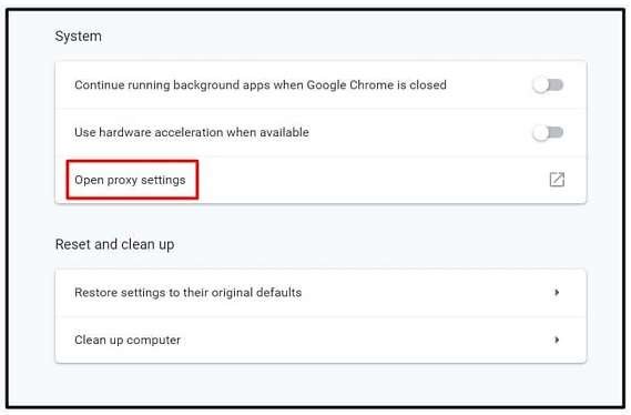 Open-Proxy-Settings