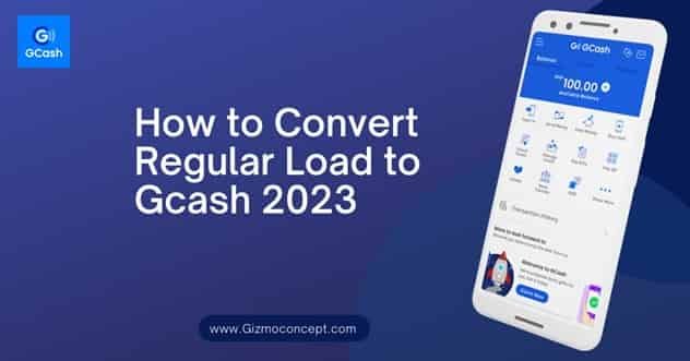 How to Convert Regular Load to Gcash