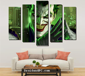 Infant Joker 3D Wall Mural Effect