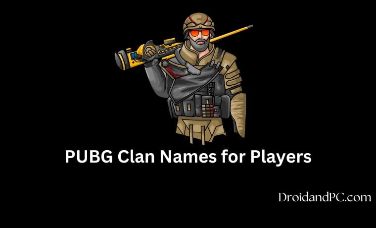 PUBG Clan Names for Players