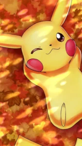 Wallpaper for the iPhone with Pikachu