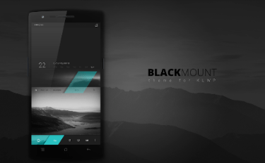 Black Mount KLWP Theme